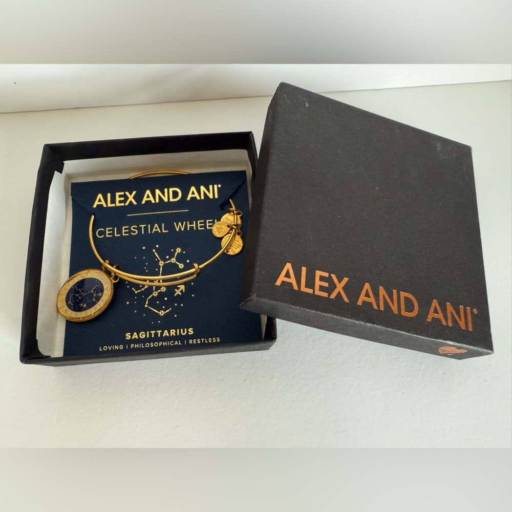 Alex & Ani Sagittarius Gold Bracelet